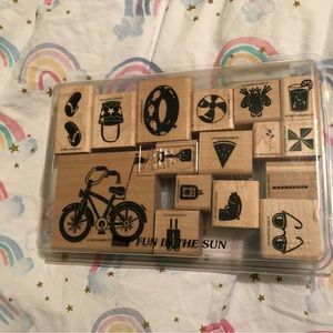 Stampin’ Up “fun in the sun” rubber stamp set